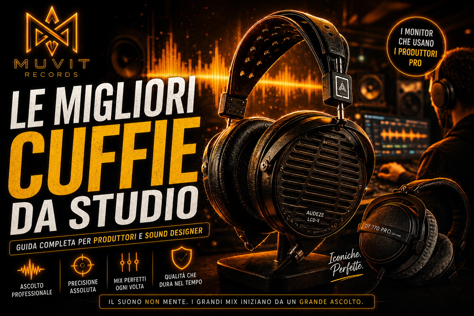 Le Migliori Cuffie da Studio del Mondo: L’Ascolto Professionale Dietro le Produzioni che Fanno la Differenza