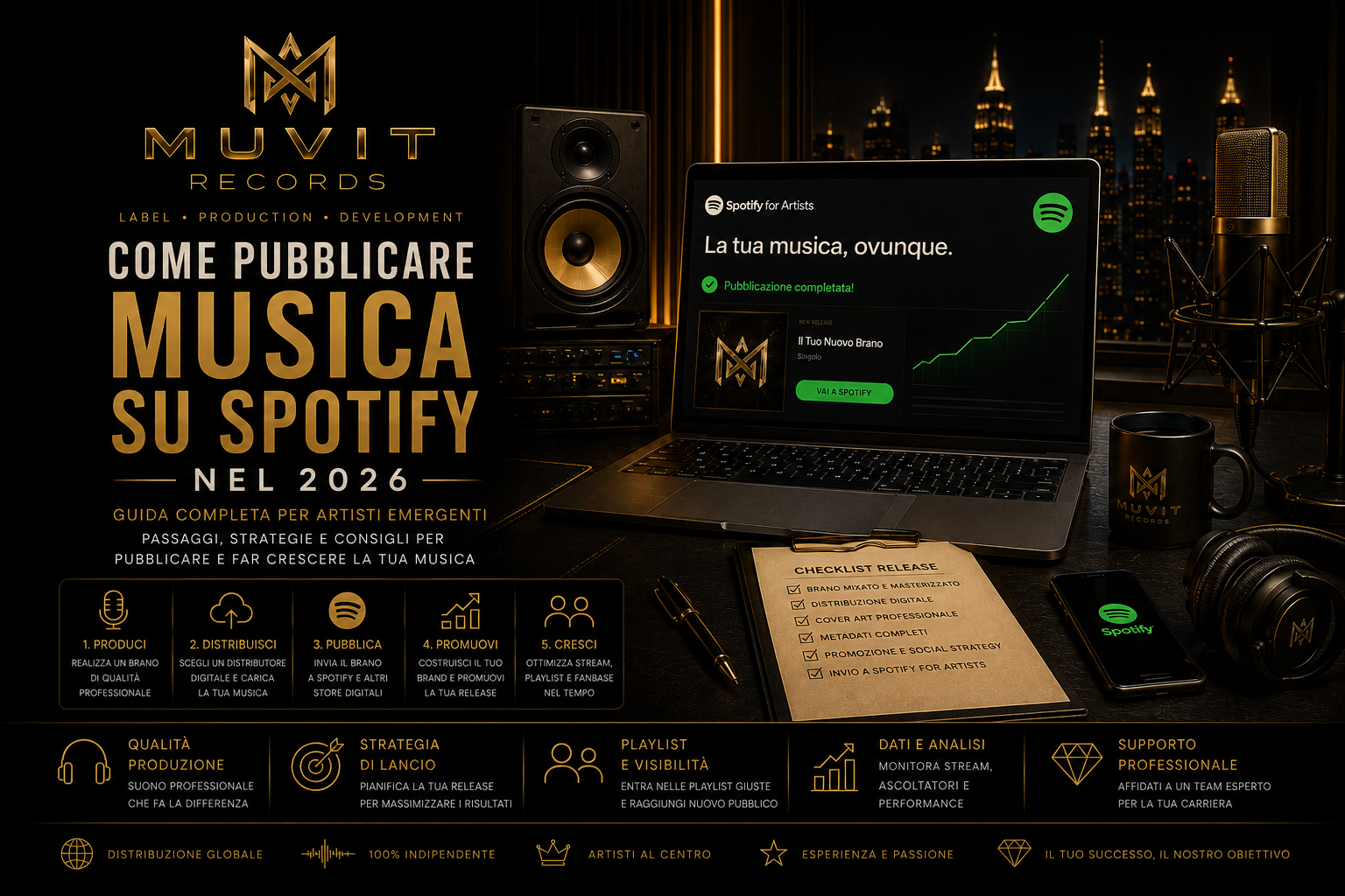 Come Pubblicare Musica su Spotify nel 2026