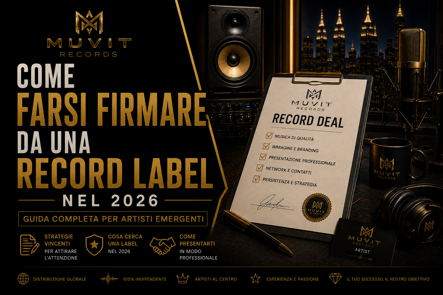 Come farsi firmare da una record label nel 2026
