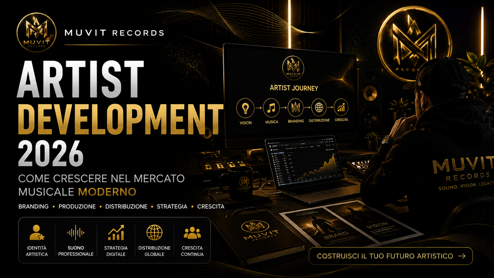 Artist Development nel 2026: Come Crescere nel Mercato Musicale Moderno Secondo Muvit Records