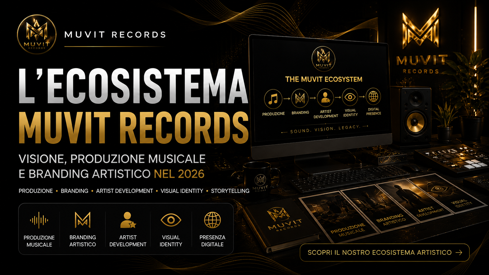 L’Ecosistema Muvit Records: Visione, Produzione Musicale e Branding Artistico nel 2026