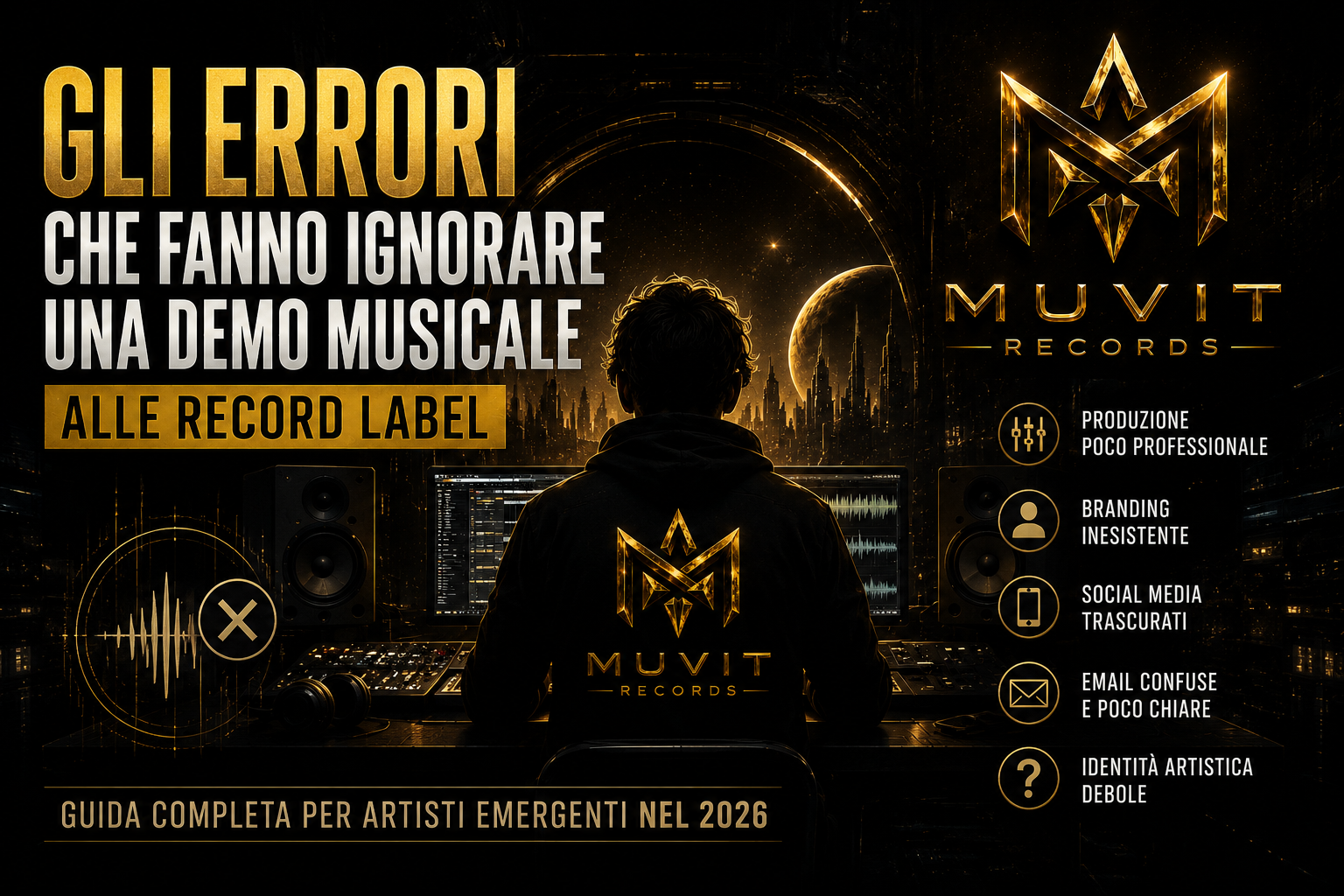 Gli Errori che Fanno Ignorare una Demo Musicale alle Record Label