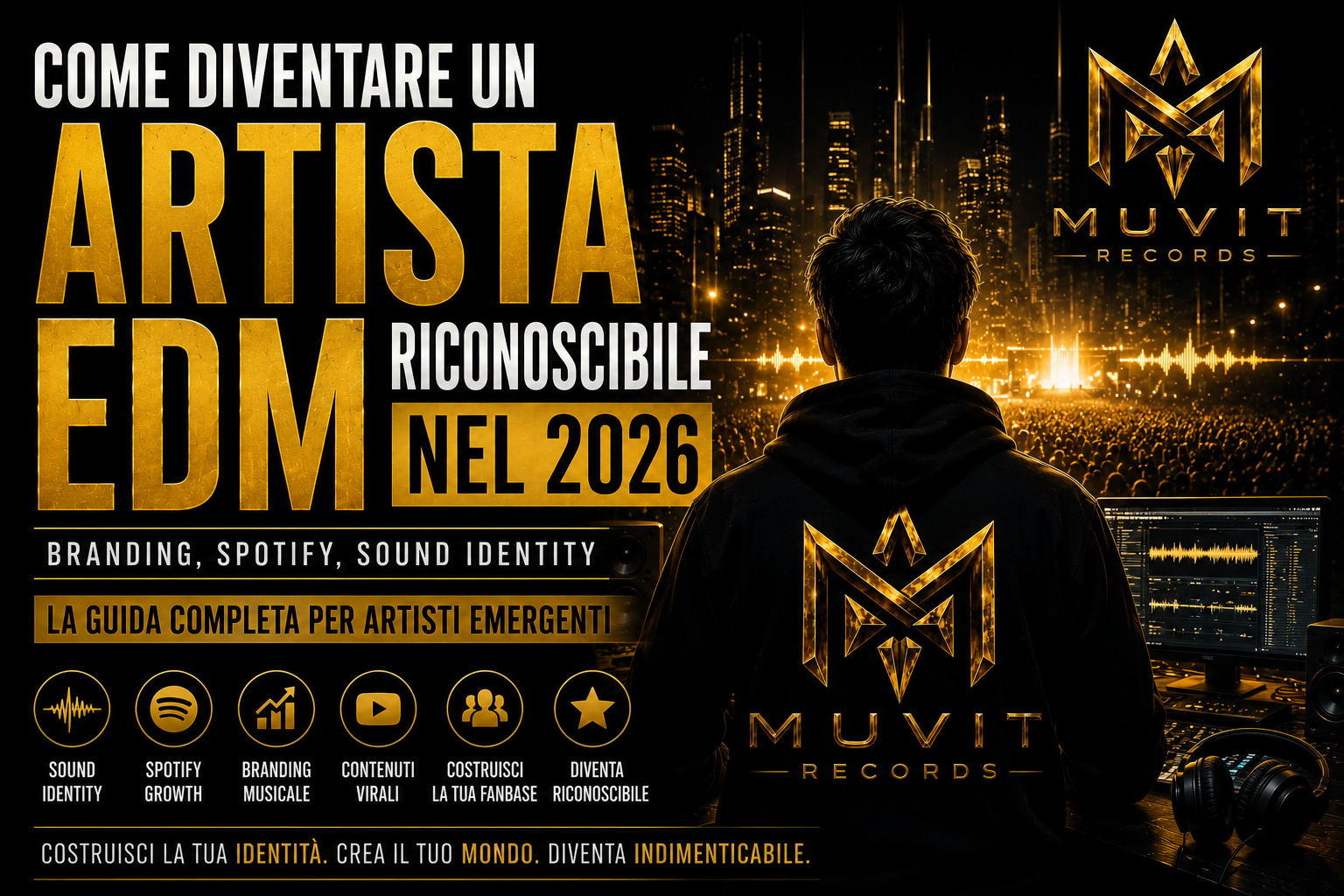 Come Diventare un Artista EDM Riconoscibile nel 2026: Branding, Spotify e Sound Identity