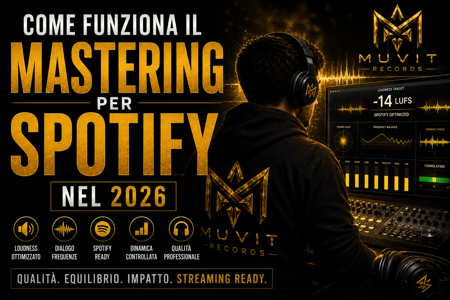 Come Funziona il Mastering per Spotify nel 2026