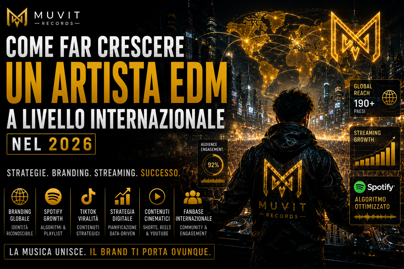 Come Far Crescere un Artista EDM a Livello Internazionale nel 2026
