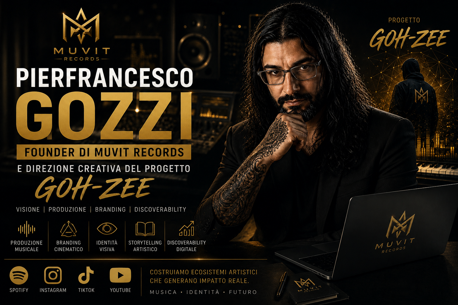 Pierfrancesco Gozzi: Founder di Muvit Records e Direzione Creativa del Progetto GOH-ZEE