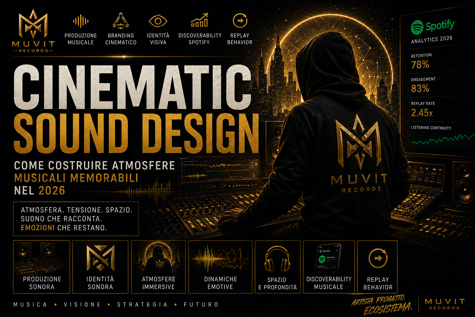 Cinematic Sound Design nel 2026: Come Costruire Atmosfere Musicali Memorabili