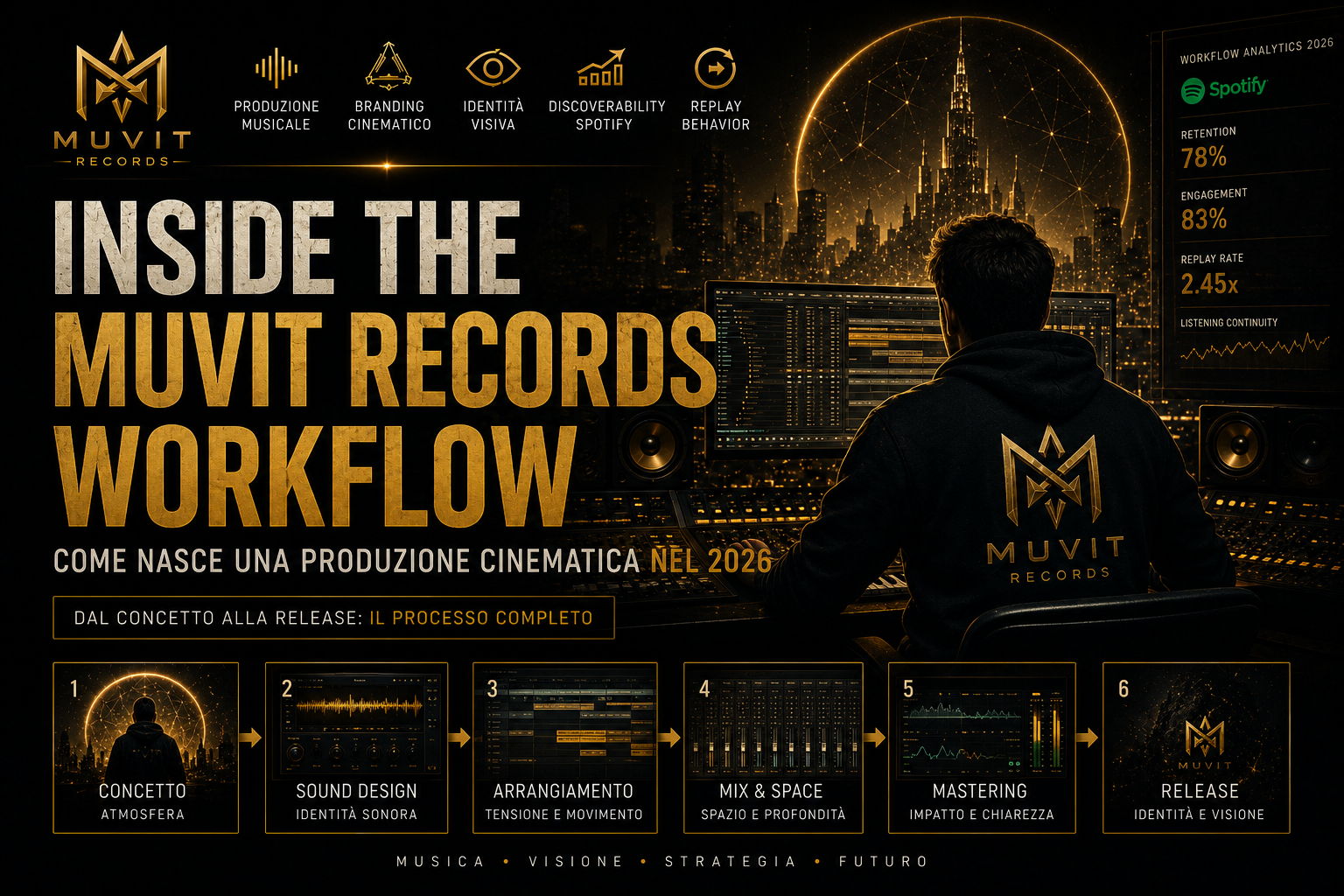 Inside the Muvit Records Workflow: Come Nasce una Produzione Cinematica nel 2026
