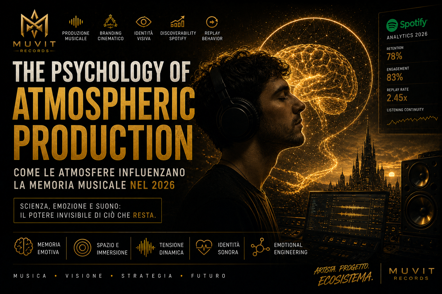 The Psychology of Atmospheric Production: Come le Atmosfere Influenzano la Memoria Musicale