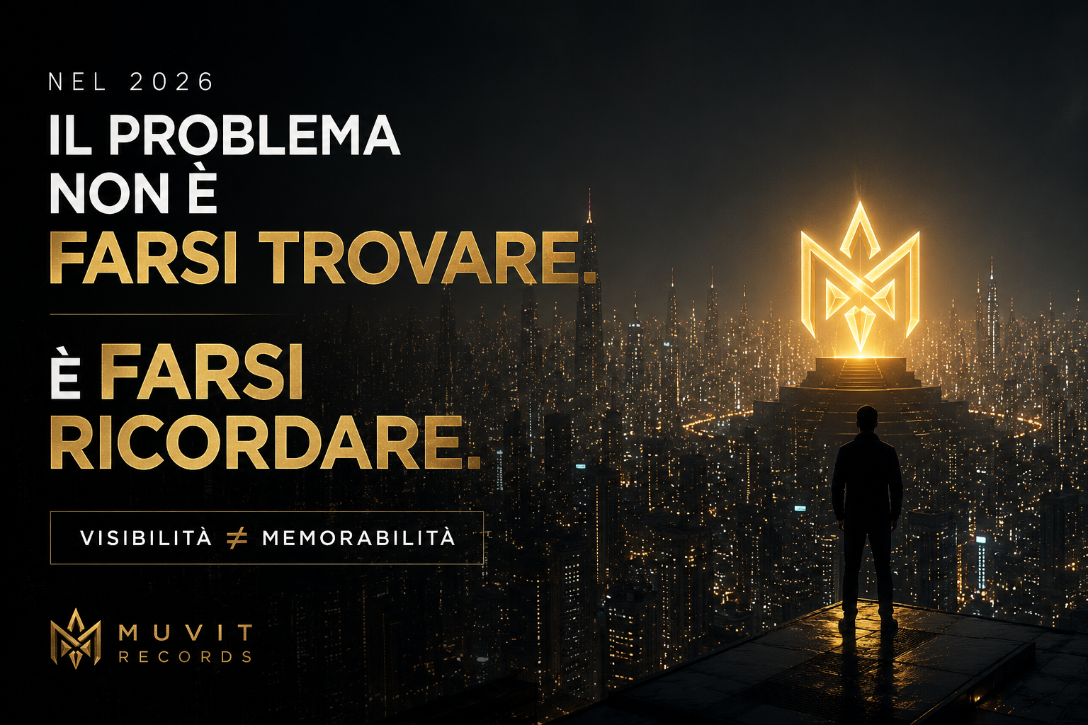 NEL 2026 IL PROBLEMA NON È FARSI TROVARE. È FARSI RICORDARE.