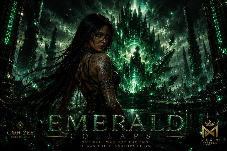 Emerald Collapse – Cinematic EDM Transformation Emerald Collapse rappresenta trasformazione, energia ed evoluzione artistica nell'universo musicale cinematografico di GOH-ZEE.