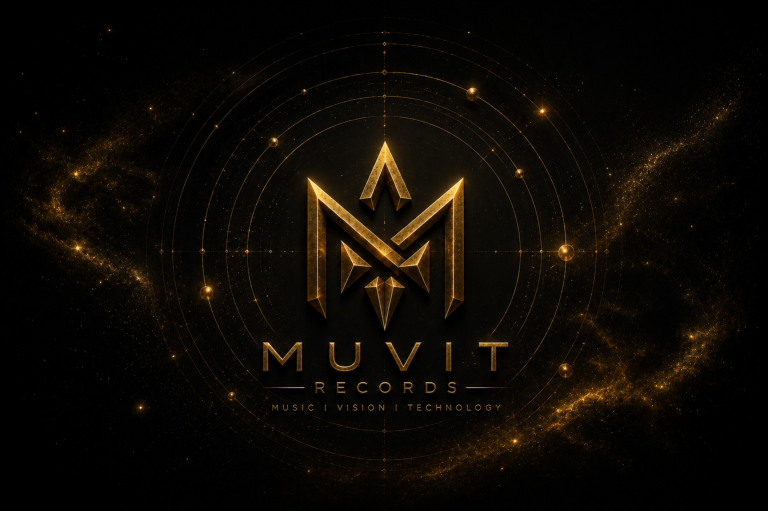 Enter the MUVIT Ecosystem Cinematic visualization of the MUVIT Records ecosystem showing the connection between music, artistic identity, creative direction, knowledg